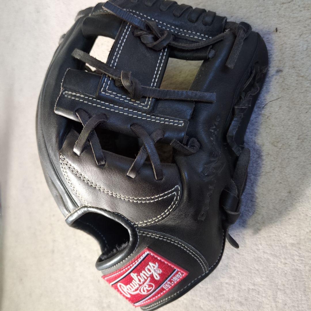 軟式グラブ　ブラック　ローリングス　内野手　オールラウンド