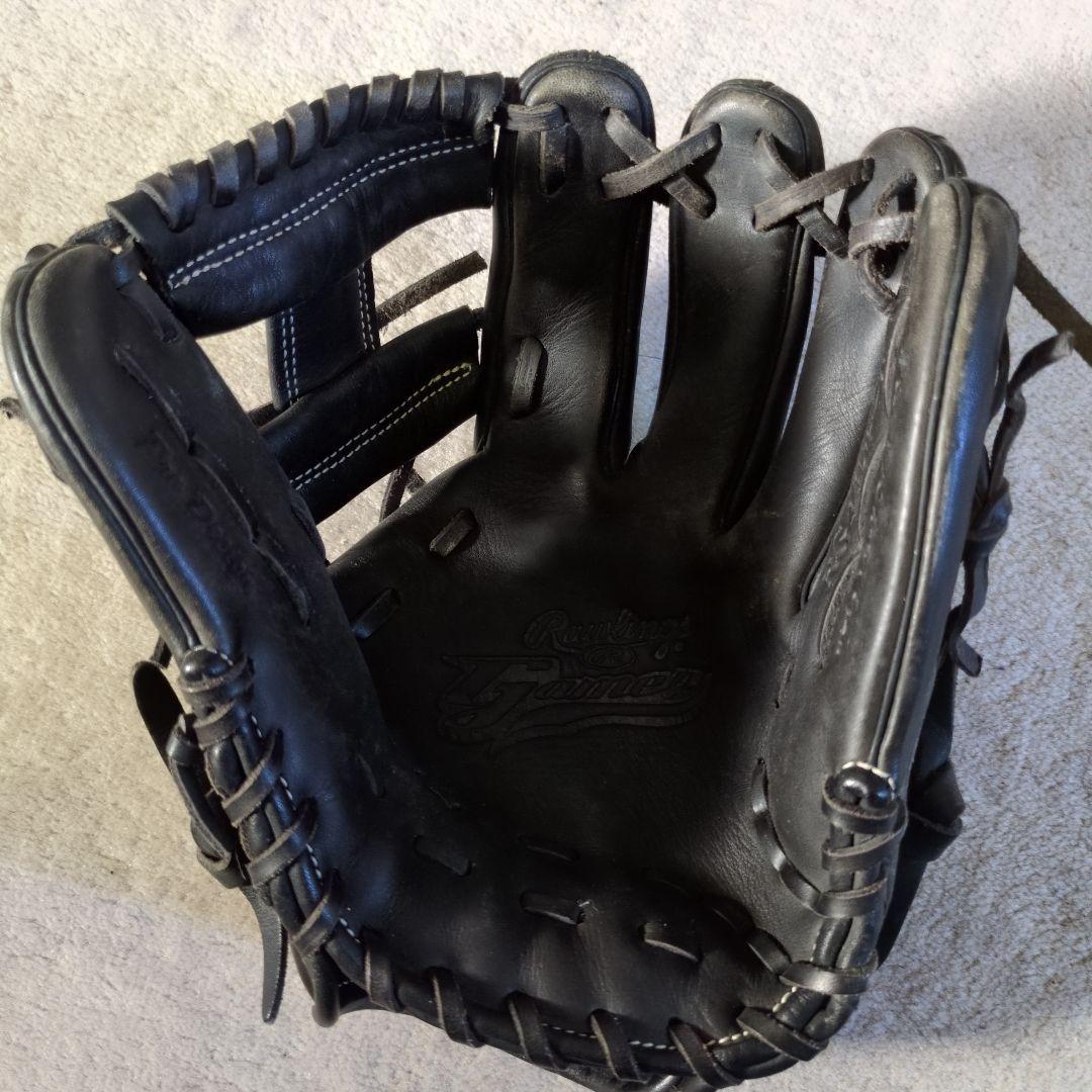 軟式グラブ　ブラック　ローリングス　内野手　オールラウンド