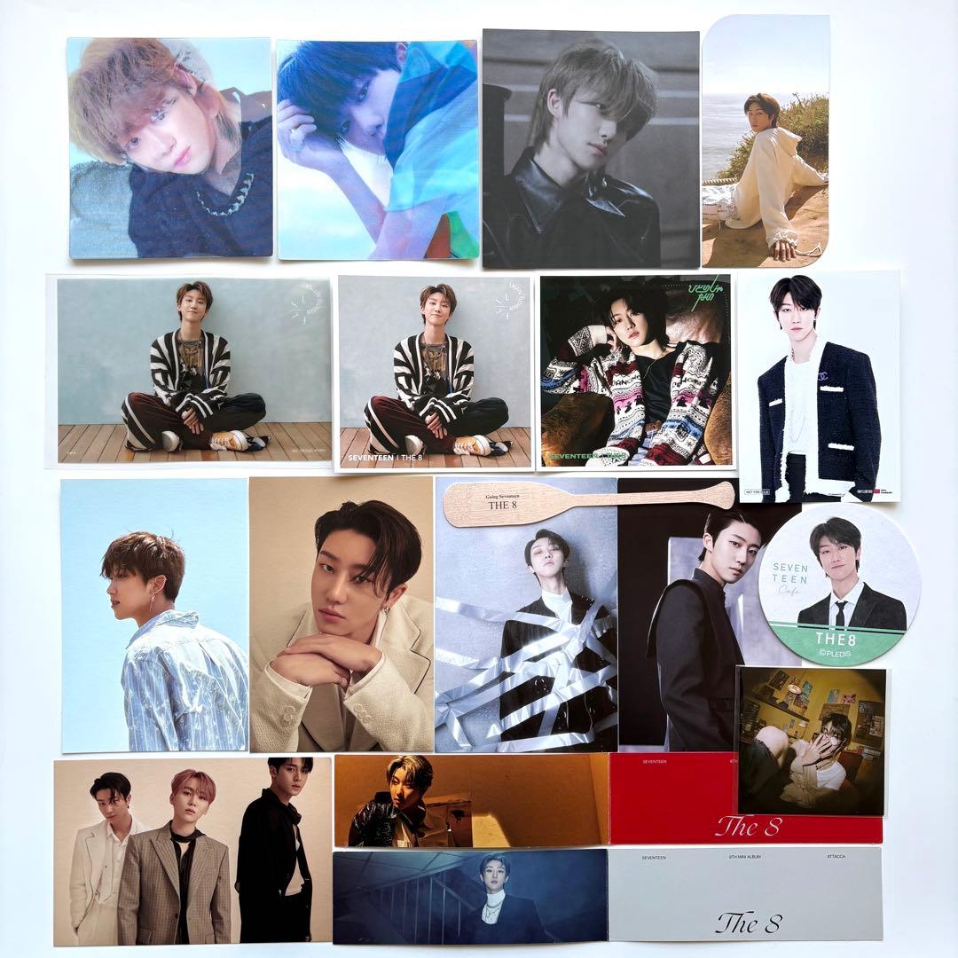 seventeen トレカ　缶バッジ　haru 24h カフェ　ミンハオ　ジュン