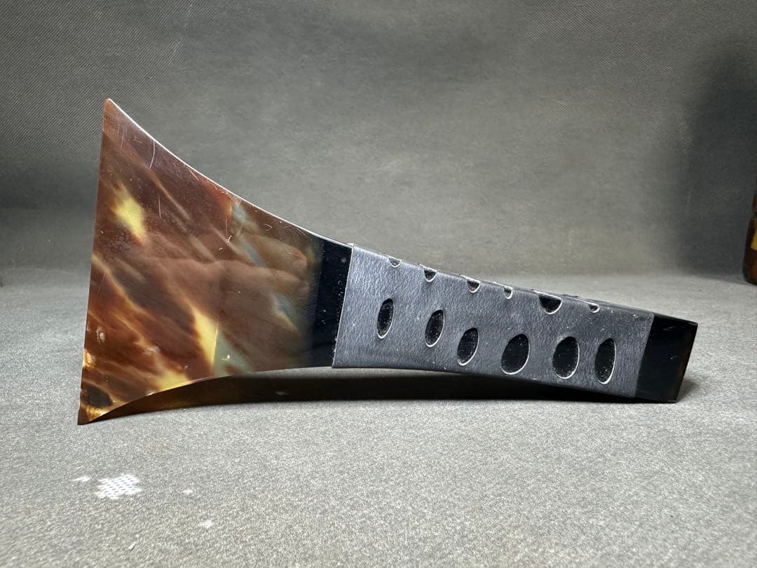 三味線　鼈甲撥　天然素材　バチ　和楽器 民謡　アンティーク　細密細工