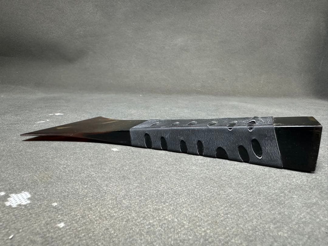 三味線　鼈甲撥　天然素材　バチ　和楽器 民謡　アンティーク　細密細工