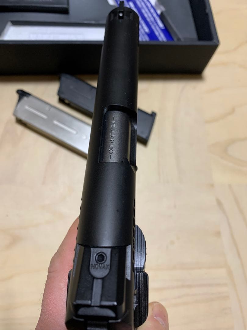 概ね美品 東京マルイ M45A1 ブラック ガスブローバック　マガジン計2本