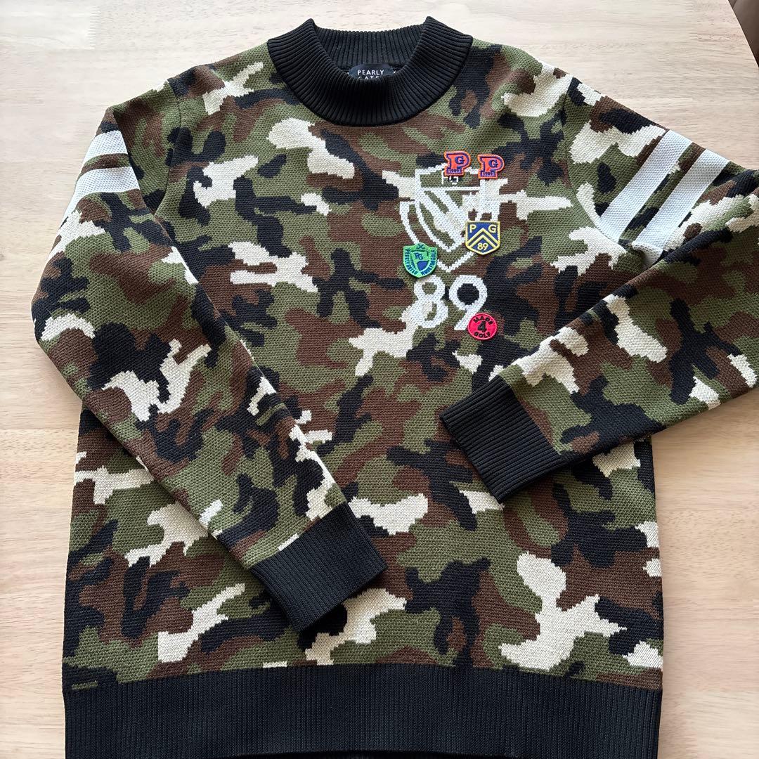 PEARLY GATES カモフラセーター