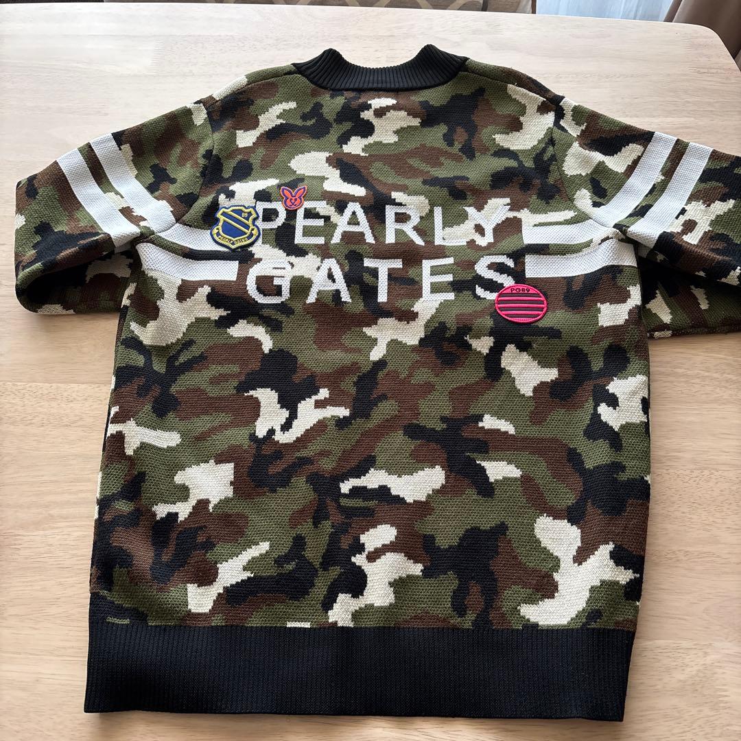 PEARLY GATES カモフラセーター