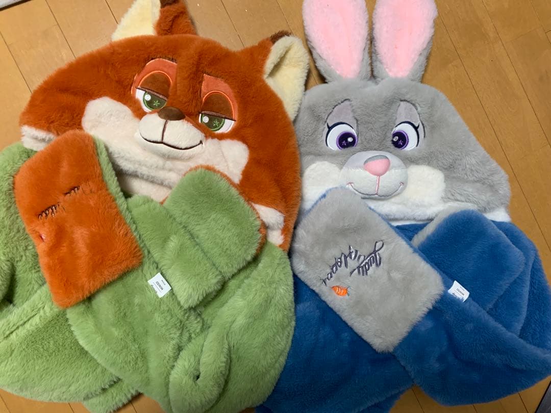 ズートピア　フード付きマフラー　miniso