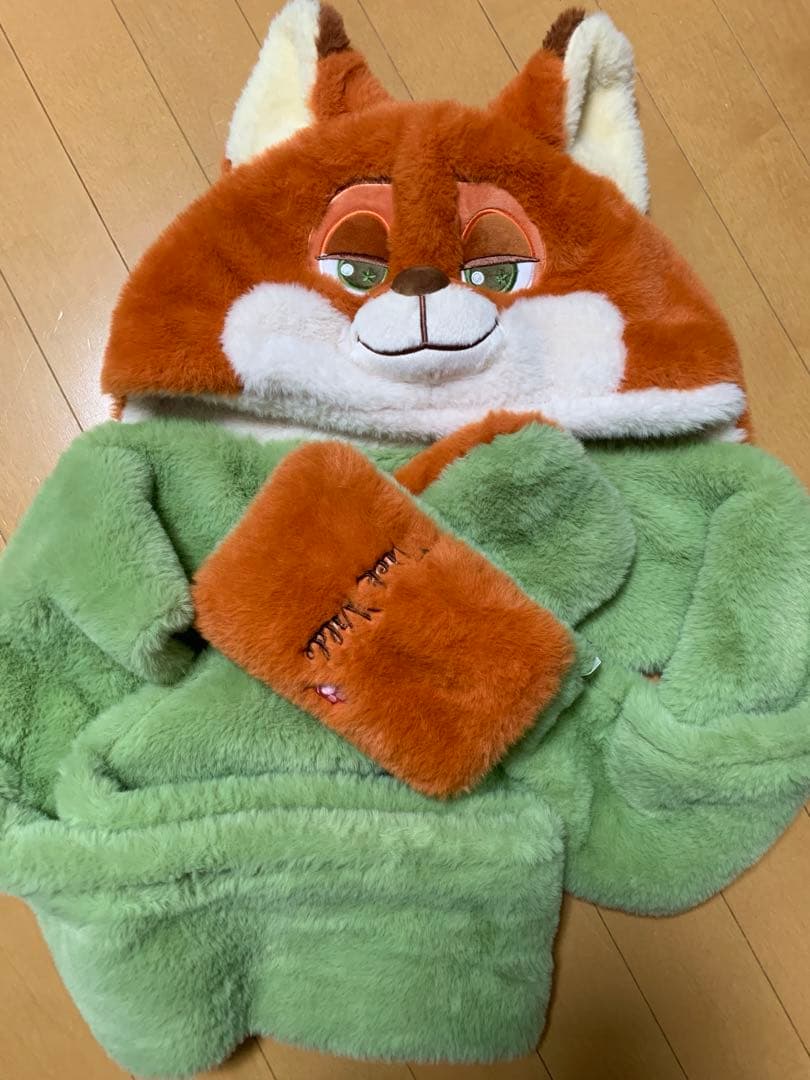 ズートピア　フード付きマフラー　miniso