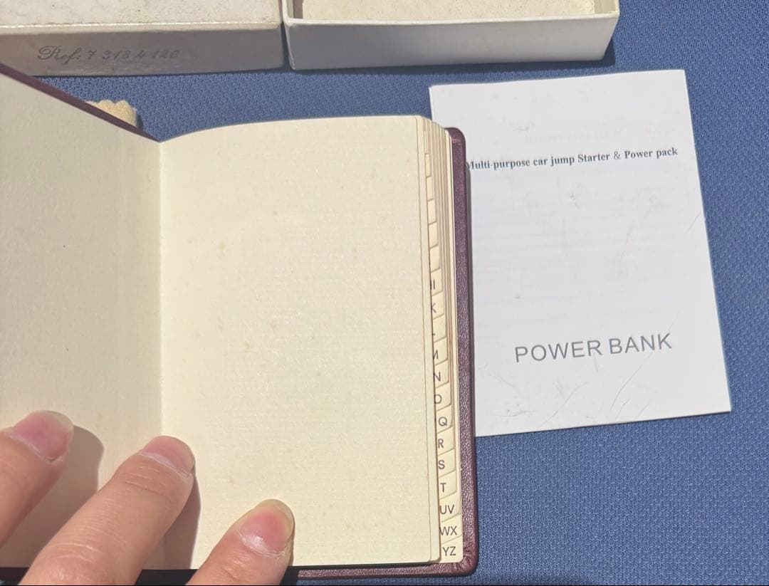 ⚫️カルティエ マストライン アドレス帳 手帳 レザー ユニセックス