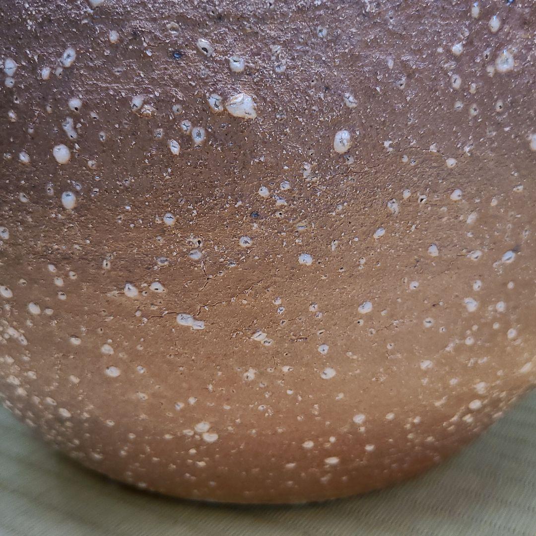 信楽焼 神崎継春作 壷 高さ9寸（約27cm） 共箱なし 本物保証