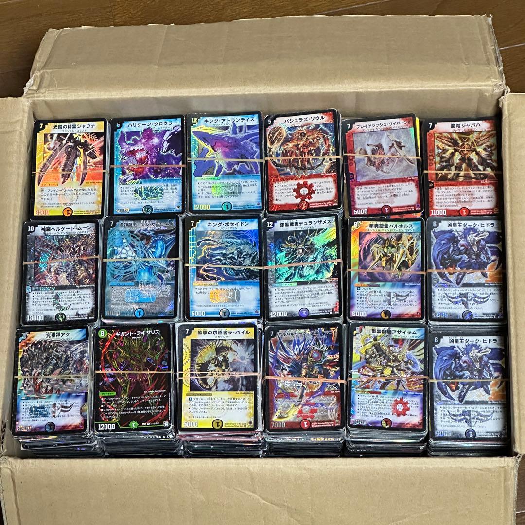 デュエルマスターズ SR・VR キラ 光り物のみ　約12600枚 約25Kg