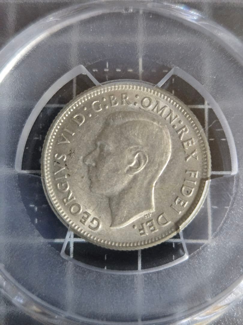 1950年 オーストラリア シリング PCGS AU58 ジョージ6世