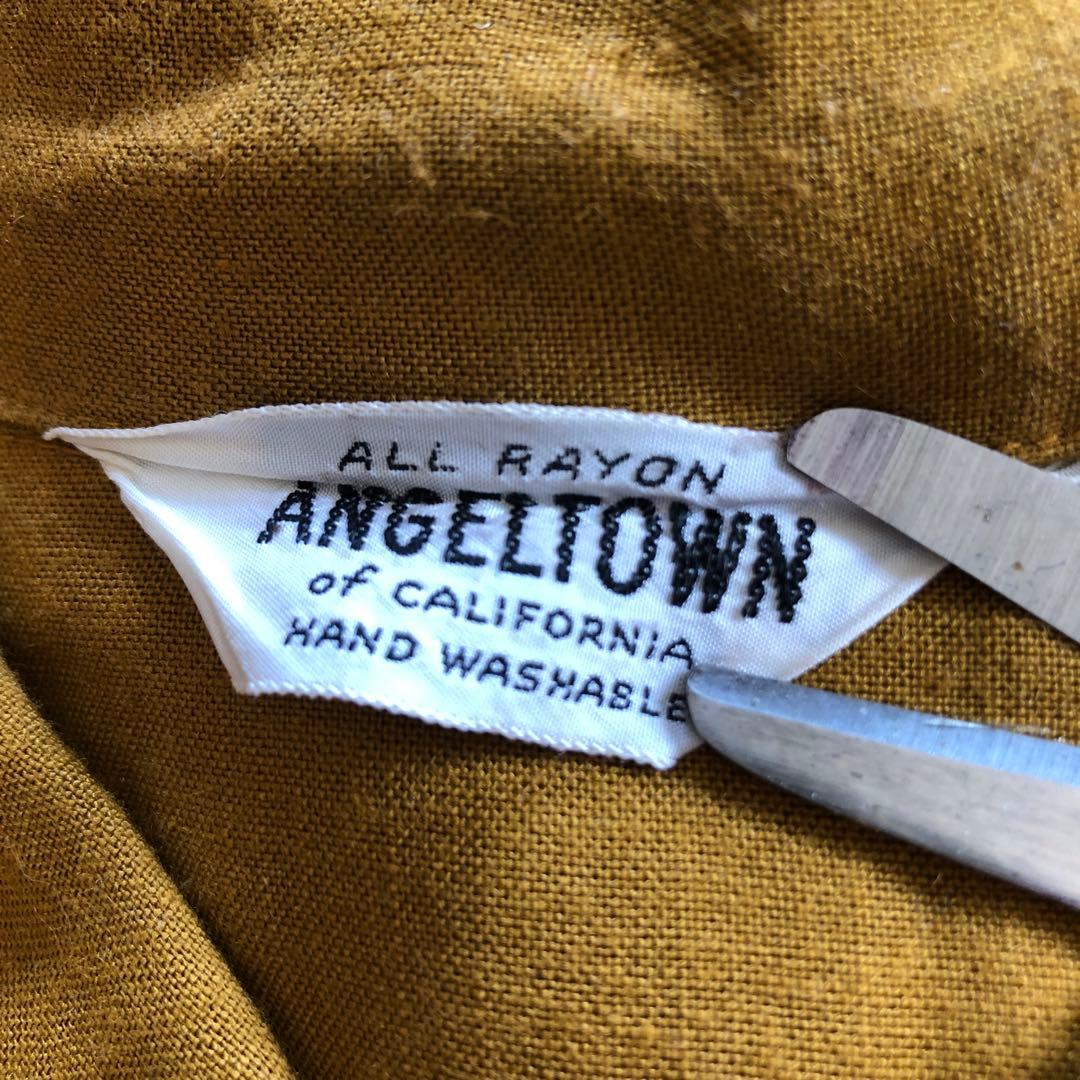 ウェア・シャツ 60's ANGELTOWN All Rayon Bowling Shirt