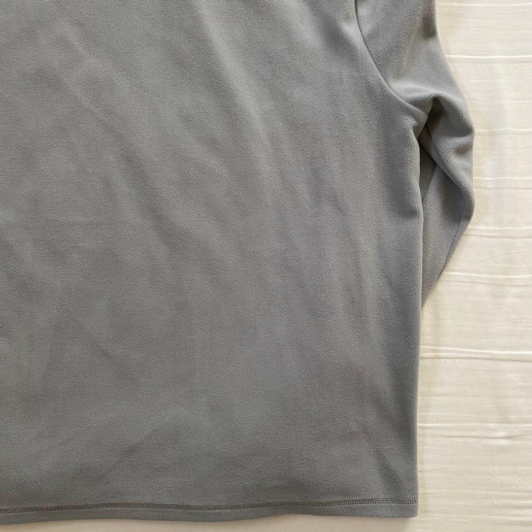 RLX フリース プルオーバー ハーフジップ ナイロン切り返し キルティング