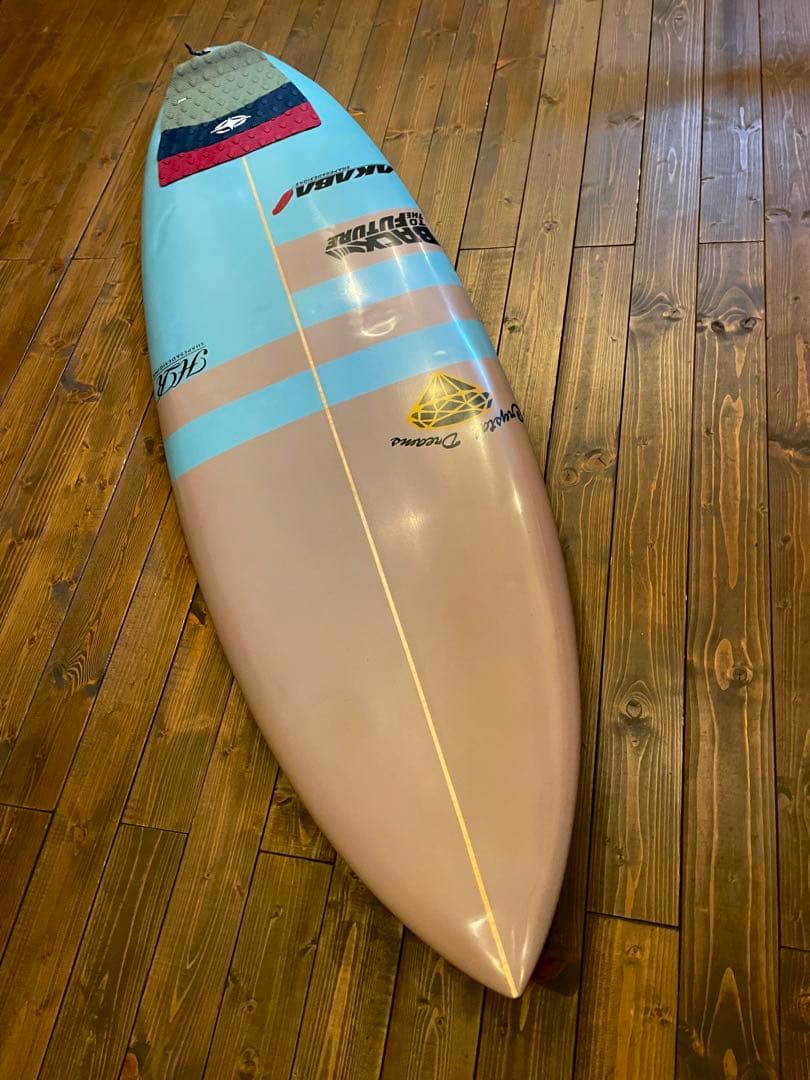 中古　CRYSTAL DREAMS 5'7 1/2 シングルフィン