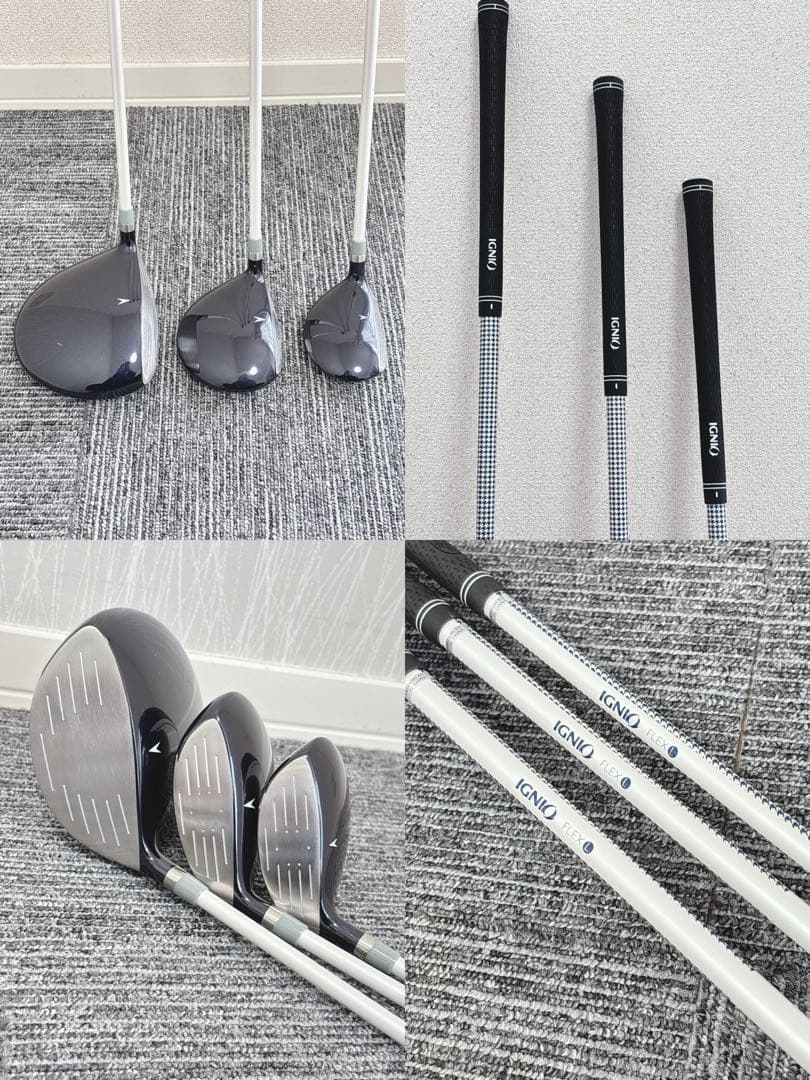 ほぼ未使用❗️超豪華❗️IGNIO 初心者 レディース 優しい ゴルフクラブセット