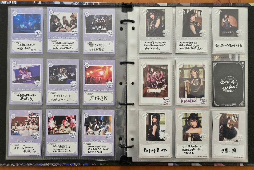 Edel Rose　バンドリ Roselia　バインダーセット　オマケ付き