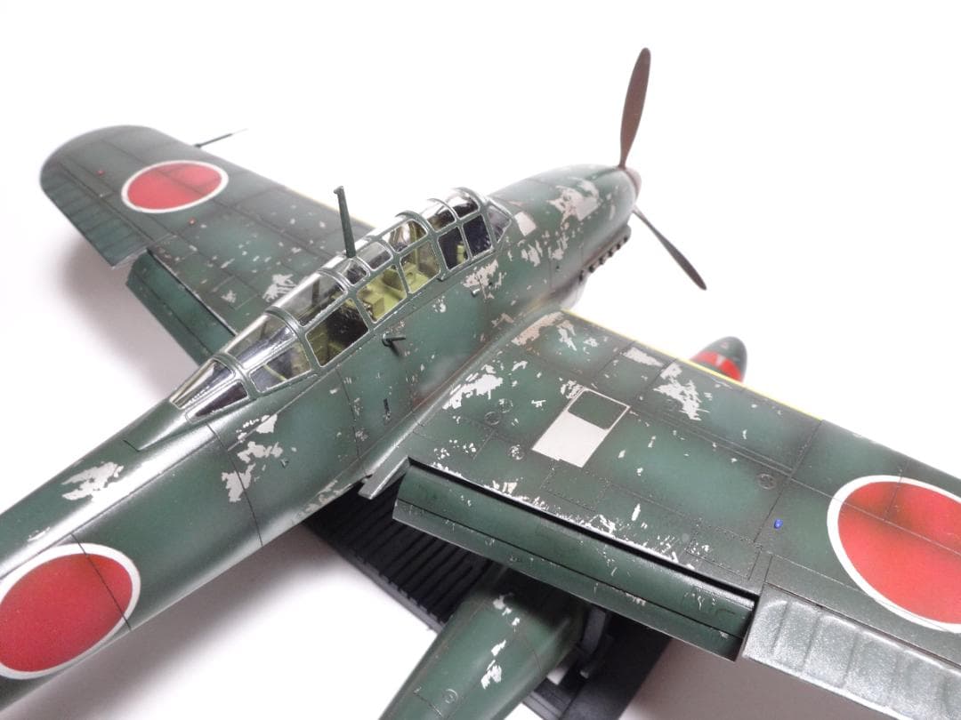 タミヤ1/48日本海軍攻撃機「晴嵐」完成品