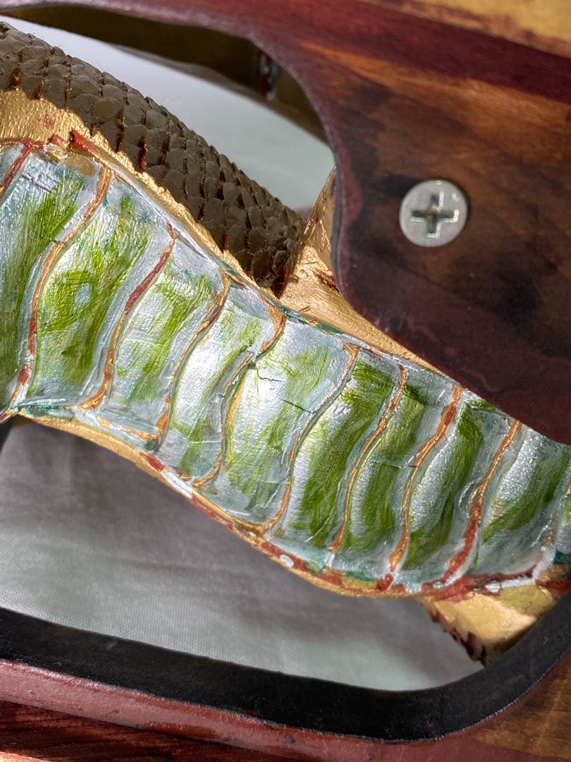 1114❣️ 龍　ドラゴン　風水　木彫り　ヴィンテージ