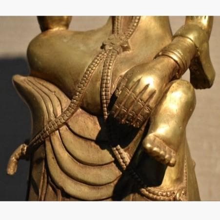 ◆百済仏『方形台座金銅半跏思惟像』仏像◆検）天平仏 飛鳥仏 新羅仏 空海 千利休