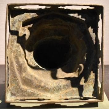 ◆百済仏『方形台座金銅半跏思惟像』仏像◆検）天平仏 飛鳥仏 新羅仏 空海 千利休