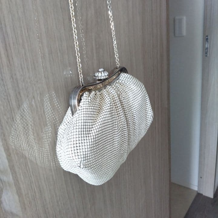 Whiting & Davis ビンテージメタリックメッシュバッグ未使用⭐︎希少