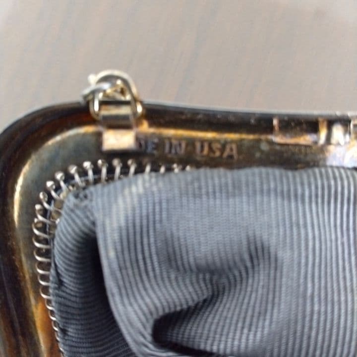 Whiting & Davis ビンテージメタリックメッシュバッグ未使用⭐︎希少