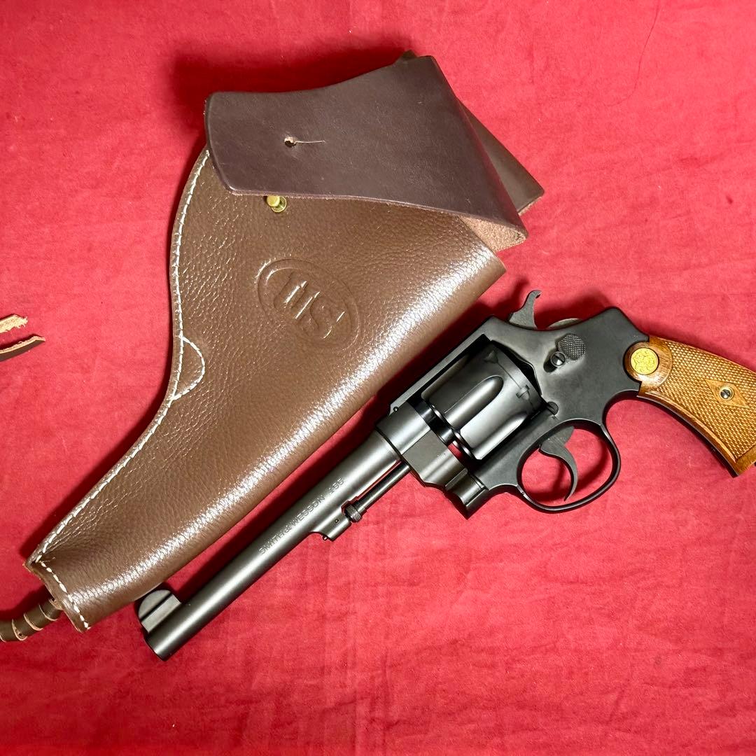 米軍 M1917 コルト / S&W 5.5インチ リボルバー用 革製ホルスター