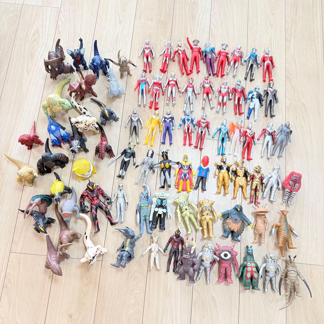 ウルトラマン 怪獣　ソフビ まとめ売り