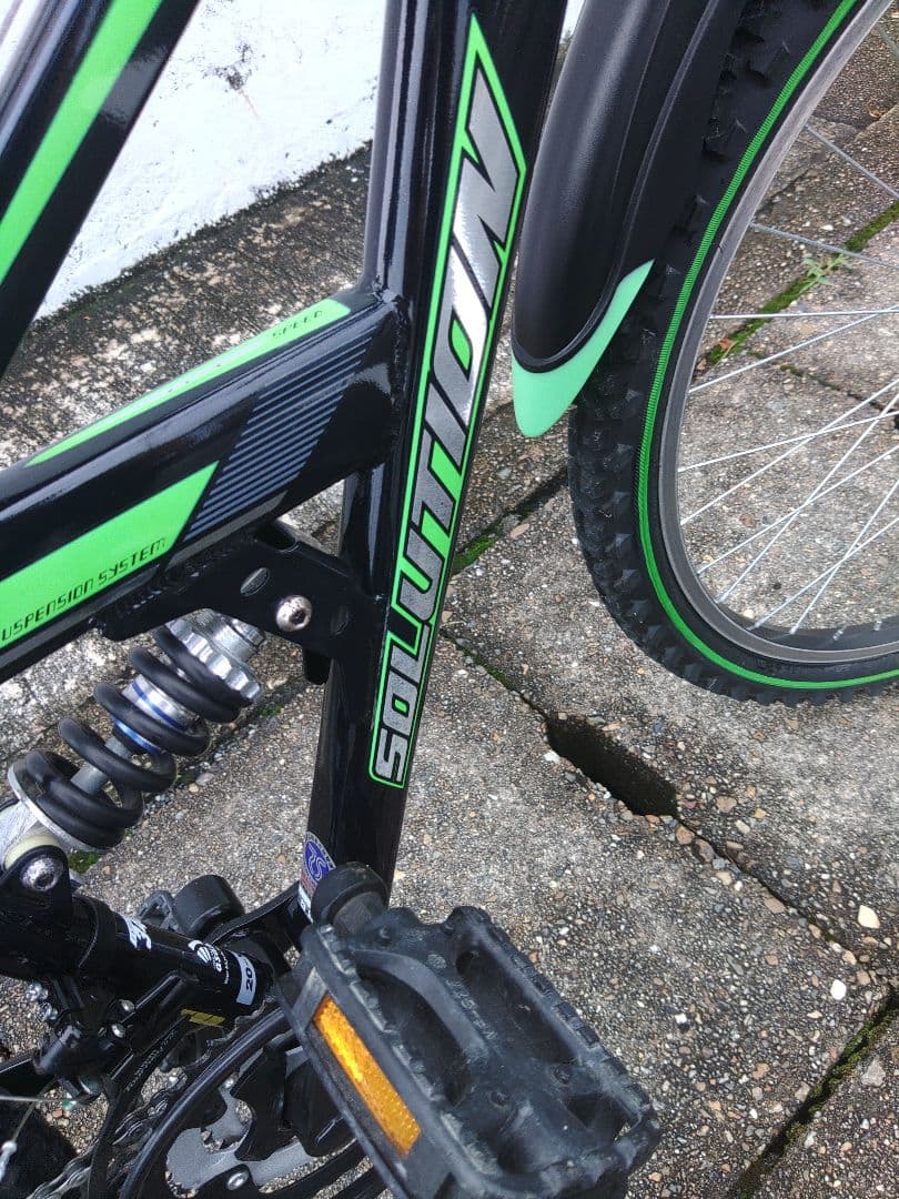 マウンテンバイク　solution SIMANOギア