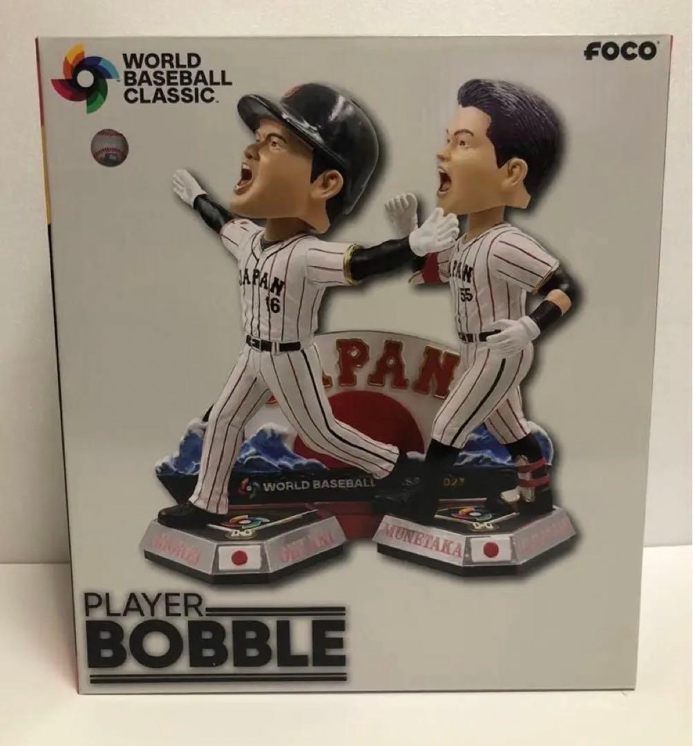 【大谷翔平+村上宗隆】 2023年WBC ダブル・ボブルヘッド 新品