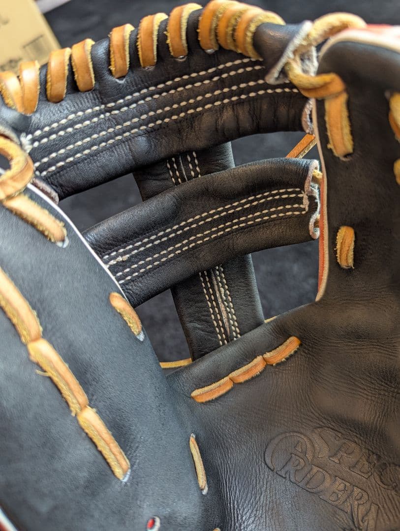 Special Order Made SSK軟式内野手グローブ ピンク/黒