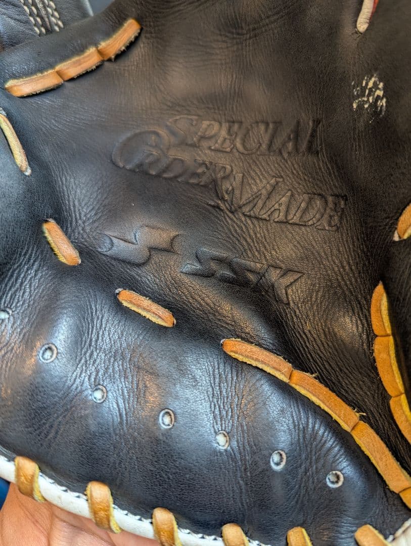 Special Order Made SSK軟式内野手グローブ ピンク/黒