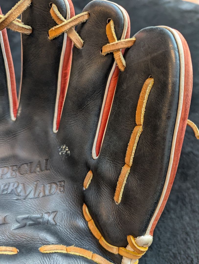 Special Order Made SSK軟式内野手グローブ ピンク/黒