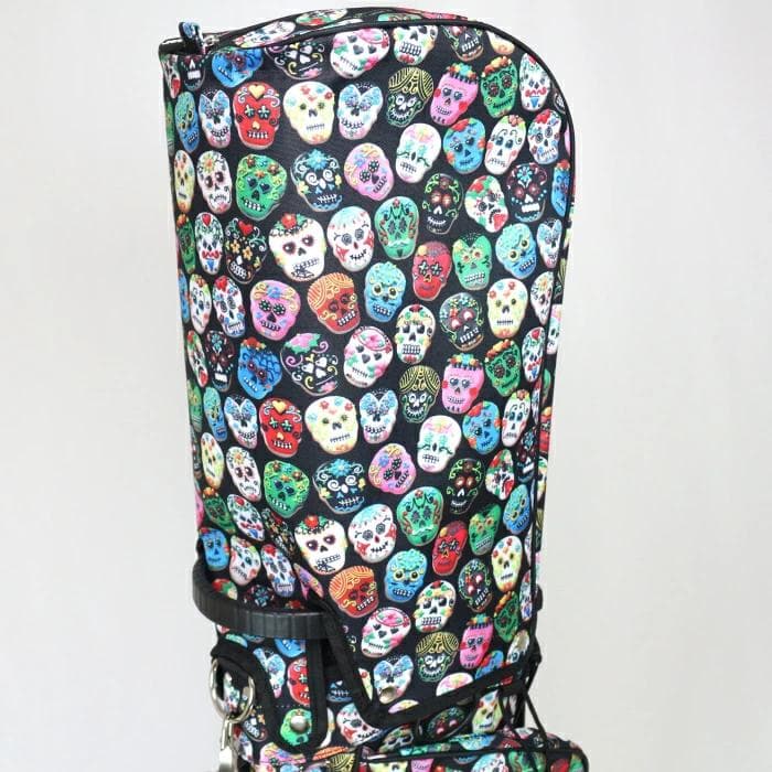 【新品】アズロフ AZ-STCB02 スタンド キャディバッグ メキシカンスカル