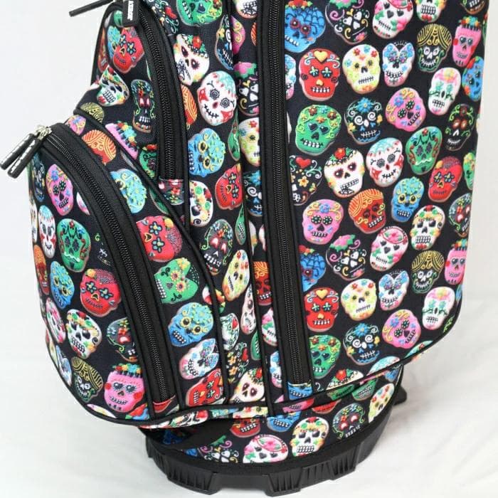 【新品】アズロフ AZ-STCB02 スタンド キャディバッグ メキシカンスカル