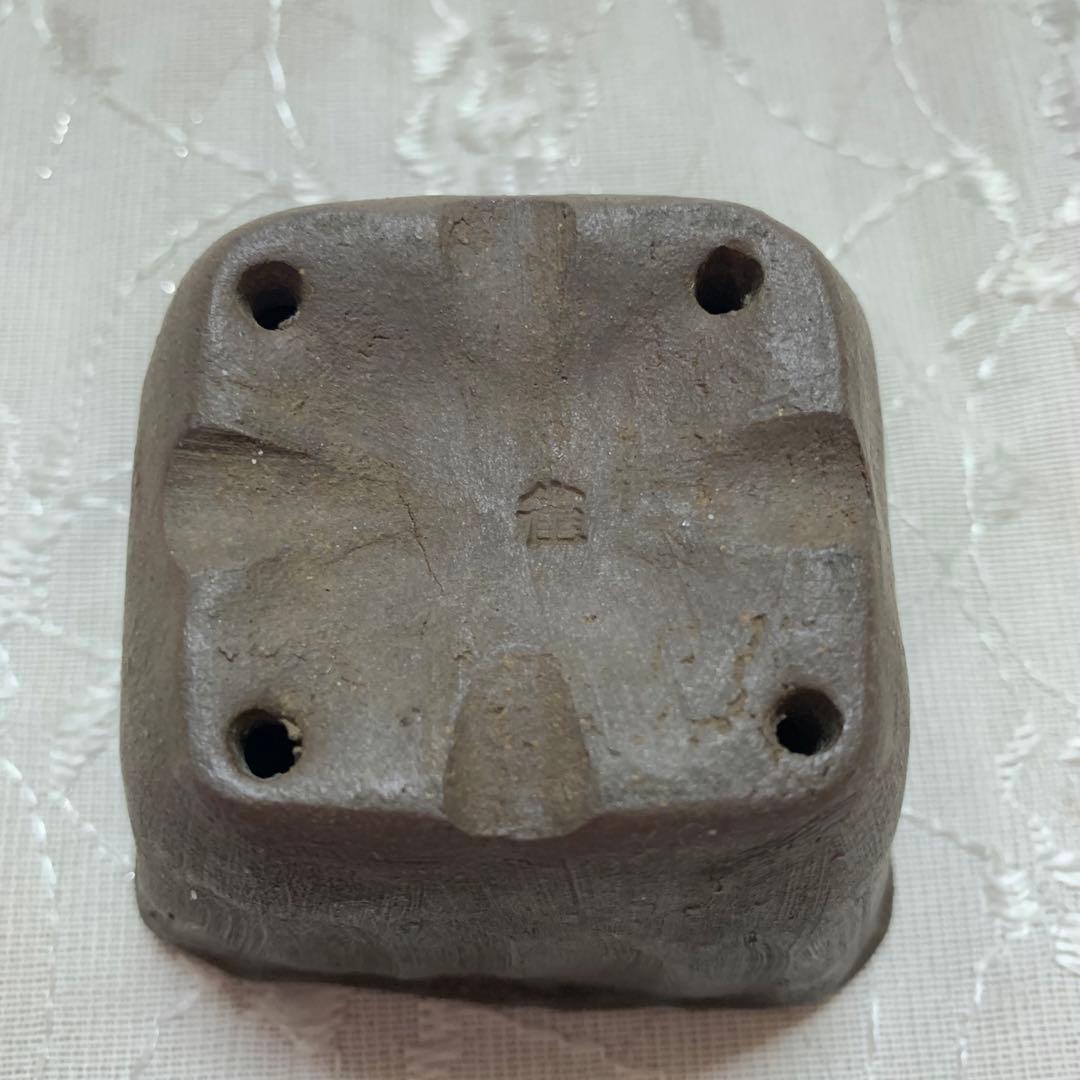 盆栽鉢　雀　正方　小さめ鉢
