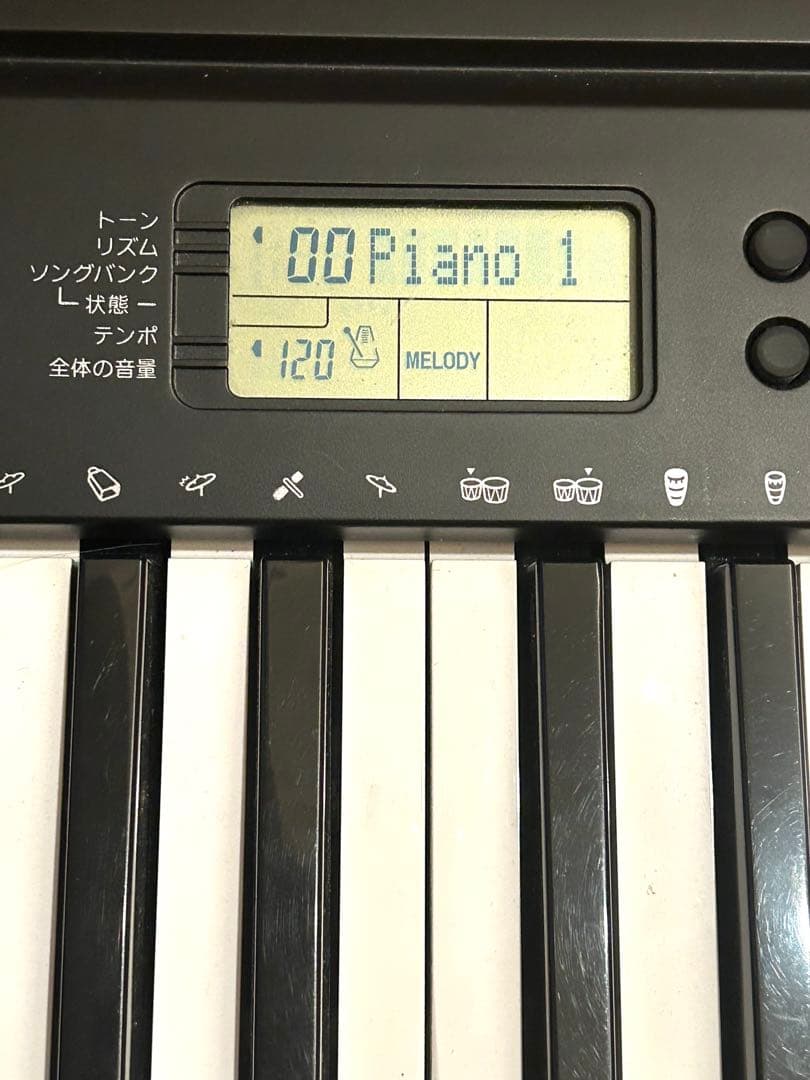 美品【動作確認済】CASIO カシオ　CTK240電子キーボード　ヘッドフォン付