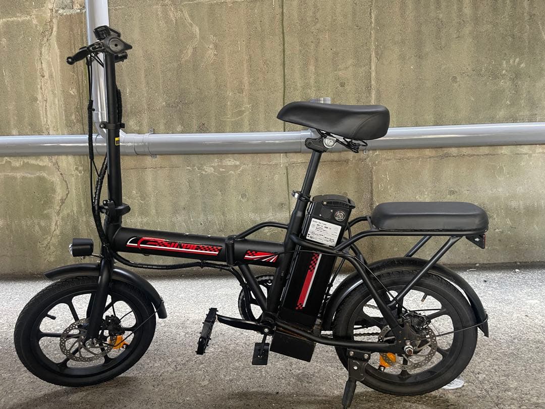 こ*だ様 折りたたみ式電動アシスト自転車 黒