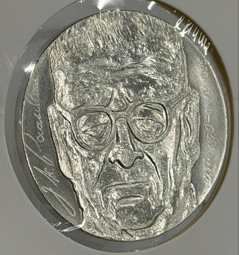 1970年フィンランドパーシキヴィ生誕100周年記念 10マルカ北欧大型銀貨