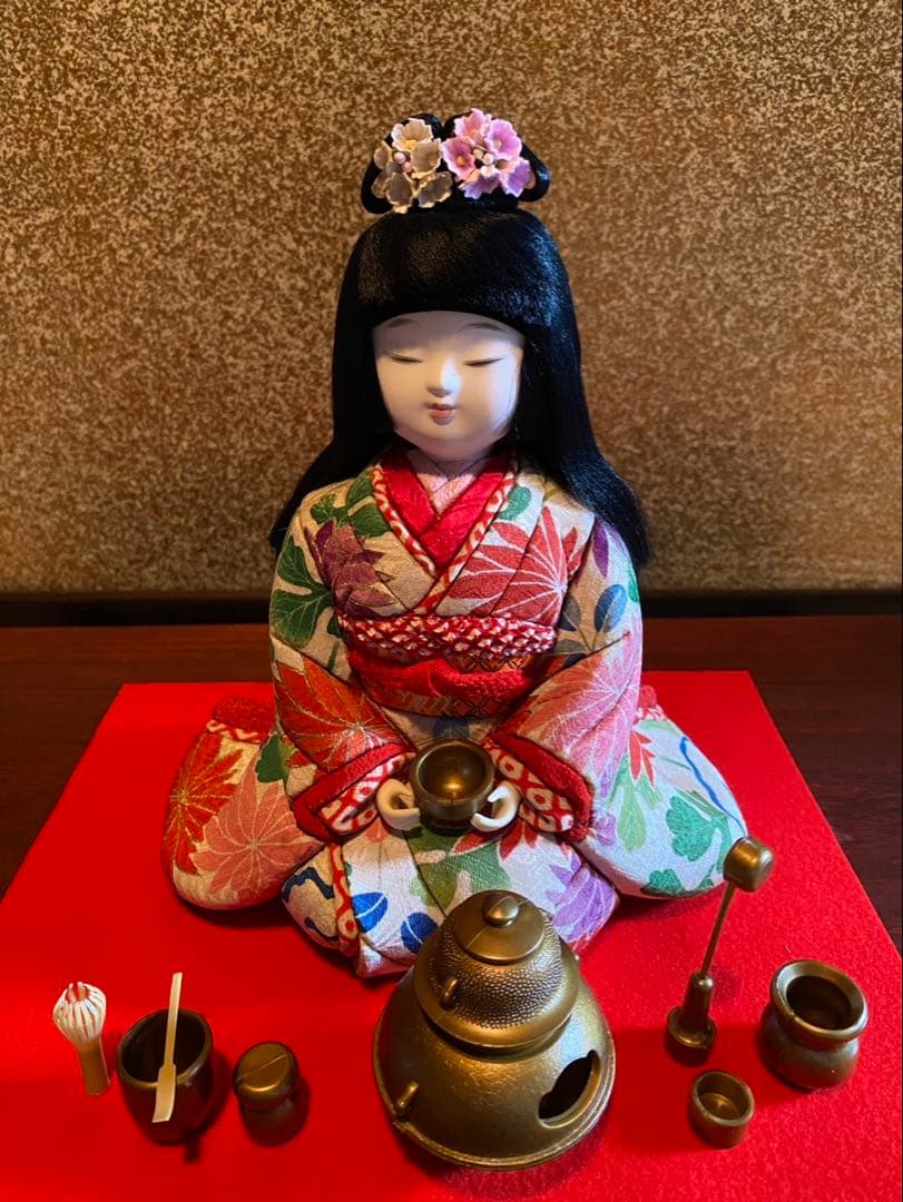 真多呂人形 木目込人形キット「お茶席遊び」 伝統工芸 茶道