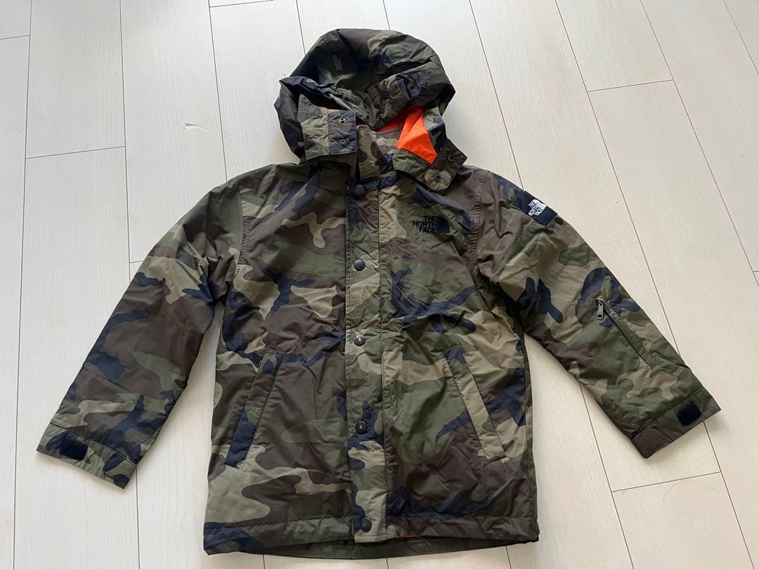 TheNorthFace キッズフード付ジャケット& スノーインサレーションビブ
