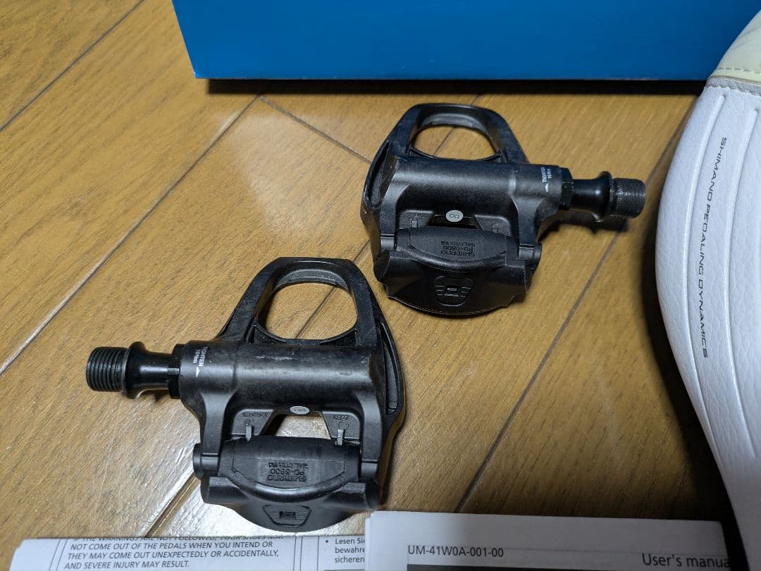 SHIMANO SPD-SL シューズ、ペダル、クリート、グリスのセット