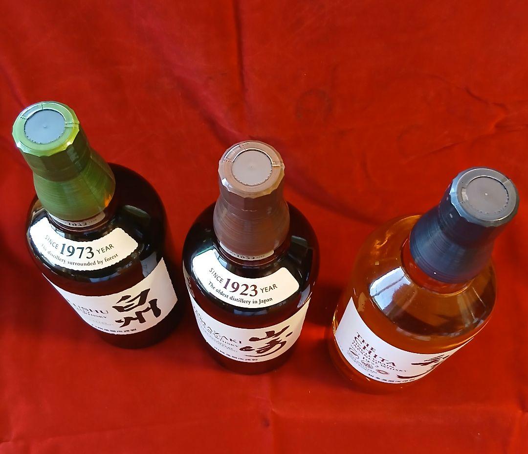 サントリーウイスキーシングルモルト白州 山崎 知多 セット