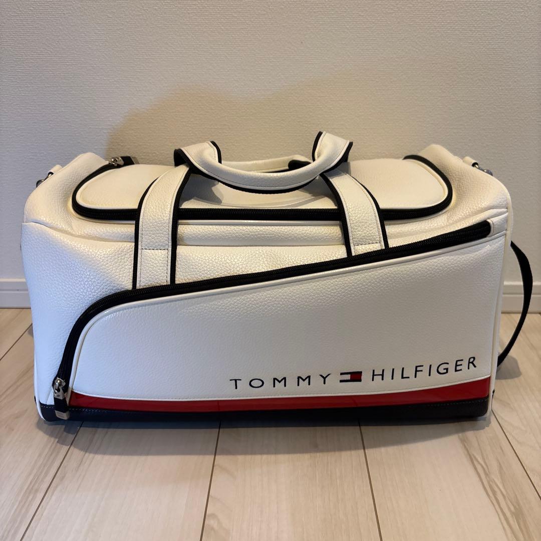 トミーフィルフィガー　ゴルフバッグ　ホワイト