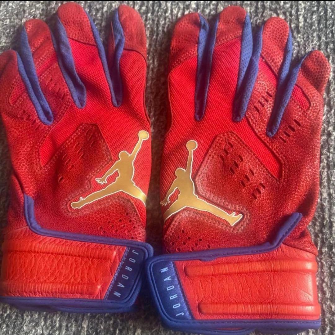 レア★プロ野球　ジョーダン　ゲレーロJr. 実使用　バッティンググローブ