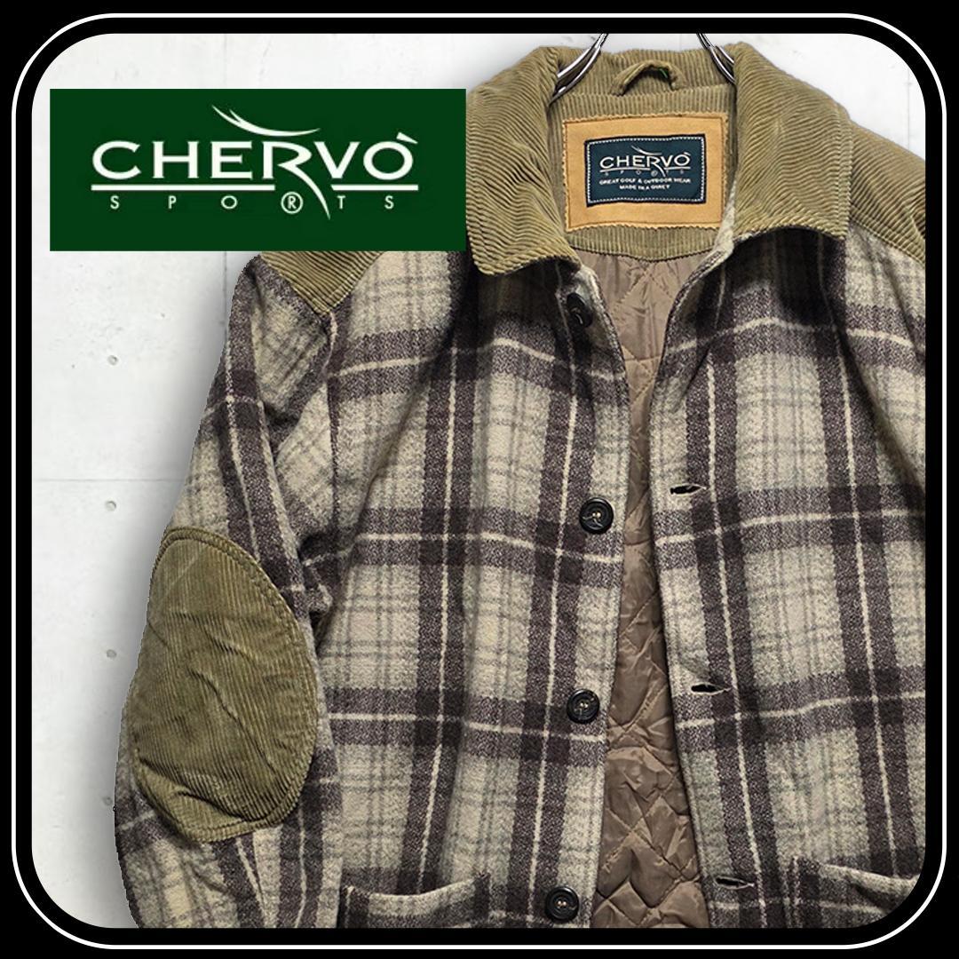 CHERVO チェック柄ジャケット　ヴィンテージ