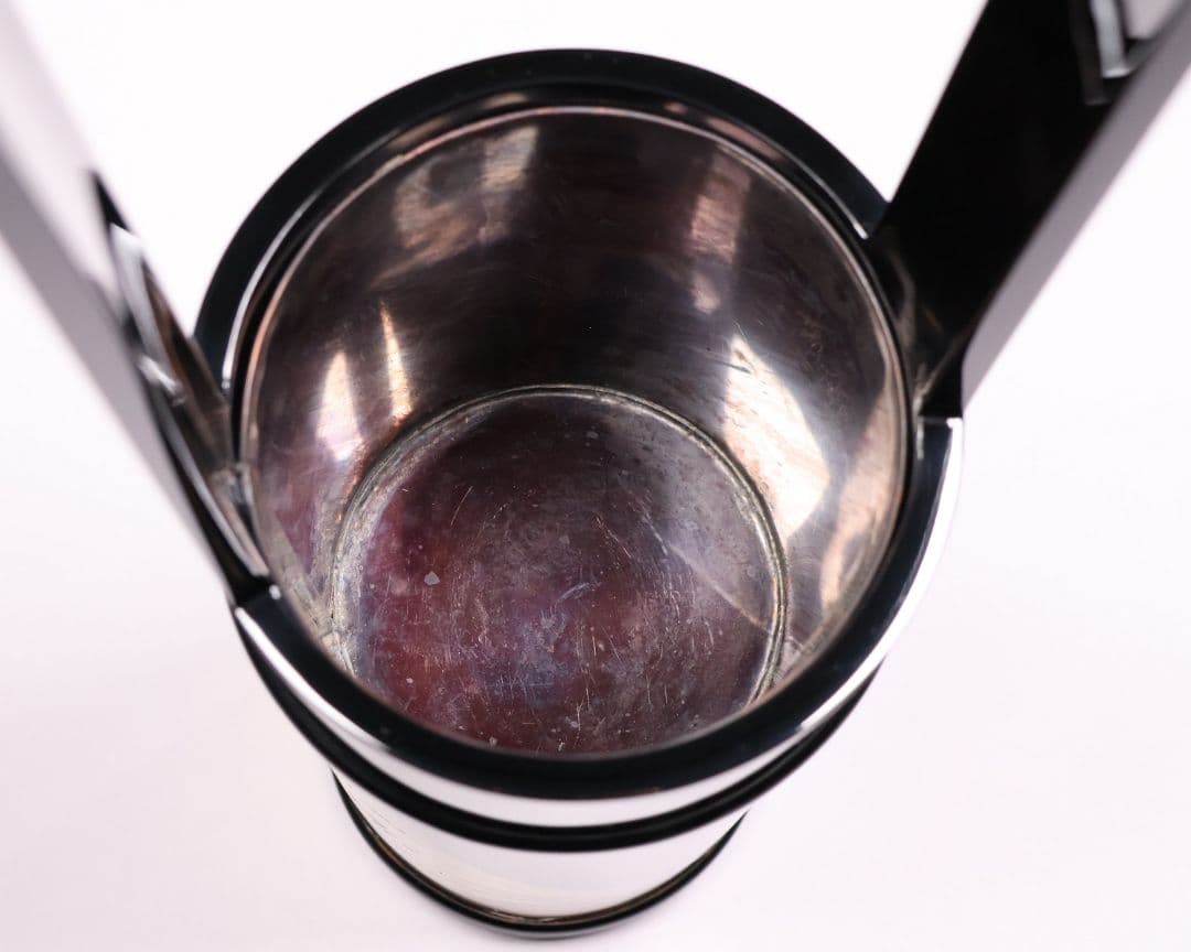 MA495 輪島塗 大徹造 田中貴司 流水金蒔絵 螺鈿入 手付花生 共箱 花器