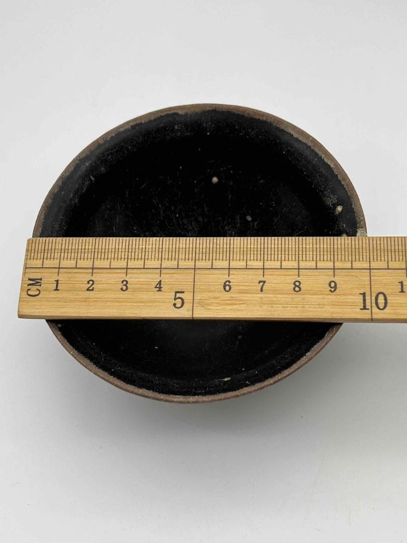 南宋時代　黑釉天目茶碗 二個 福清窯茶盞 唐物　古賞物　時代物(B-36)