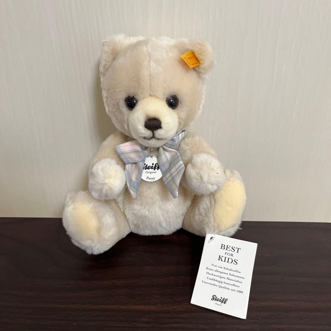 【タグ付新品】シュタイフ　ぬいぐるみ　ペッツィ　ベア　ドイツ