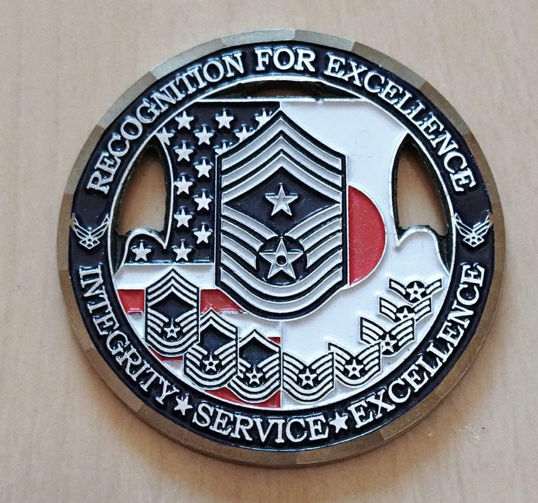 米軍放出品 チャレンジ 横田基地 第374空輸航空団 先任上級曹長 空軍