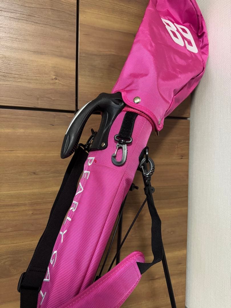 パーリーゲイツ PEARLY GATES セルフ スタンドバッグ ピンク